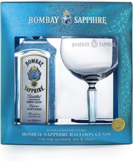 Bombay Sapphire Limited Edition Gin Gift Pack 70cl