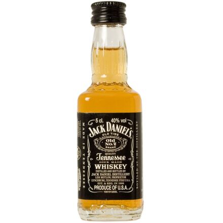 Jack Daniels - Old No 7 - Tennessee Bourbon Whiskey Miniature - 5cl Single