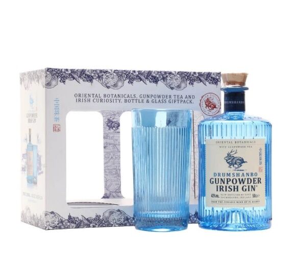 Drumshanbo Gunpowder Irish Gin Gift Pack, 70cl