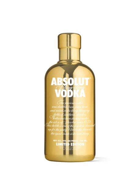 Absolut Bling Bling Gold Vodka 75cl