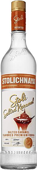 Stoli Salted Karamel Caramel Vodka 70cl