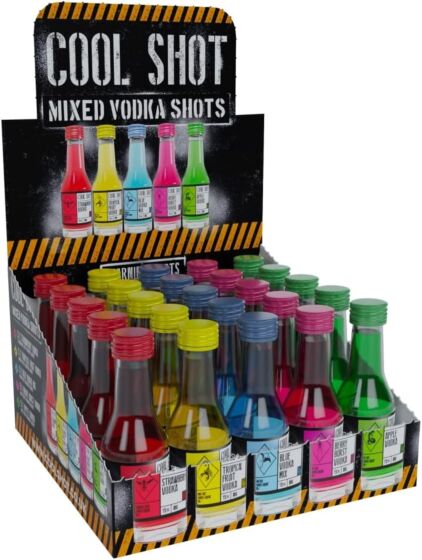 Cool Shot Mixed Vodka Shots - 25 x 20ml