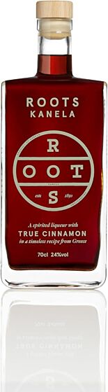 Roots Kanela Cinnamon Flavoured 100% Natural, Greek Liqueur, 70 cl