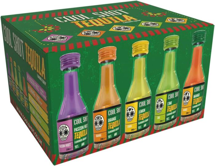 Cool Shot Tequila 20x20ml Mixed Tequila Shots