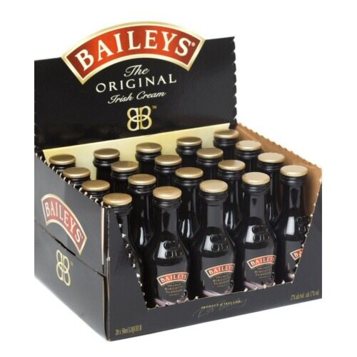 Baileys Irish Cream Whisky Liqueur 5cl Miniature - 20 Pack