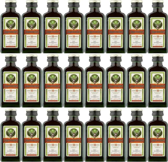 Jägermeister Herbal Liqueur, Case of 24 x 2cl mini bottles