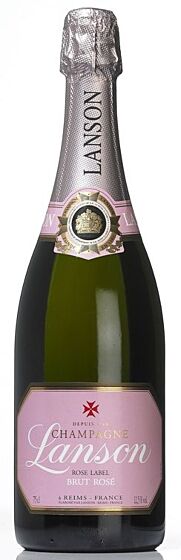 Lanson - Rose Label - Rose NV Champagne - 75cl - 12.5% ABV