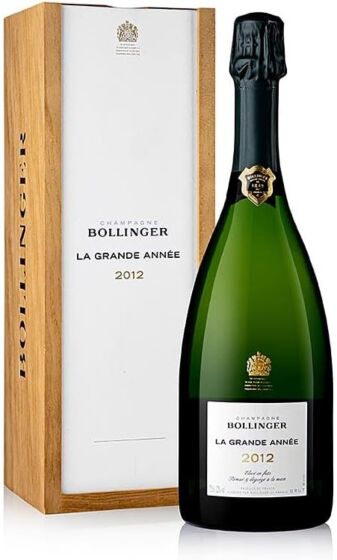 Champagne Bollinger La Grande Annee 2012 in Wooden Gift Box 75cl