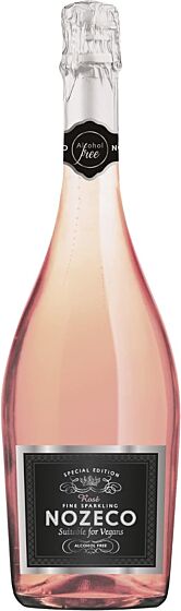 Nozeco Rose - Alcohol Free Sparkling Drink 75cl Vegan Single Bottle