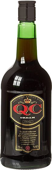 QC Cream British Fortified Wine 70 cl, Case of 6