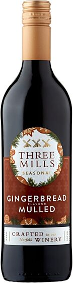 Three Mills Gingerbread Mulled Wine 75cl
