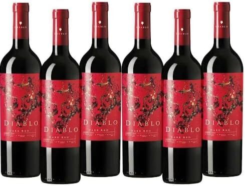 Diablo Dark Red Wine 6 X 75cl