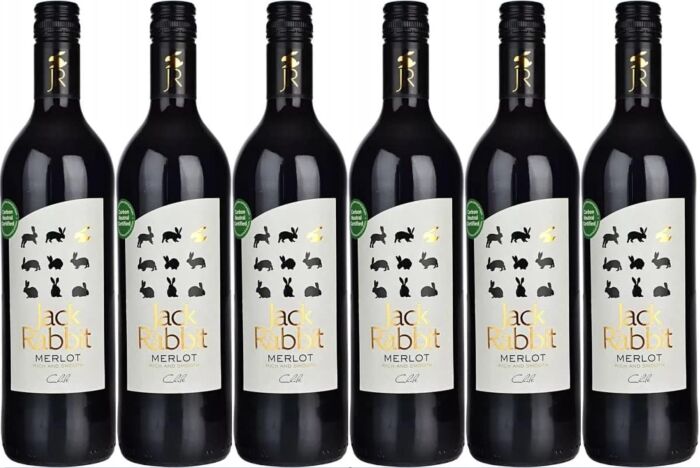 Jack Rabbit Merlot 75cl (Pack of 6 x 75cl)