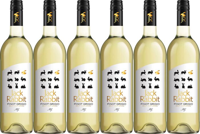 Jack Rabbit Pinot Grigio 75cl (Pack of 6 x 75cl)