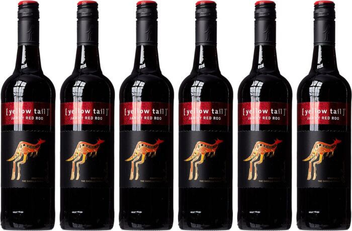 Yellow Tail Jammy Roo Red Wine, 6X 75CL