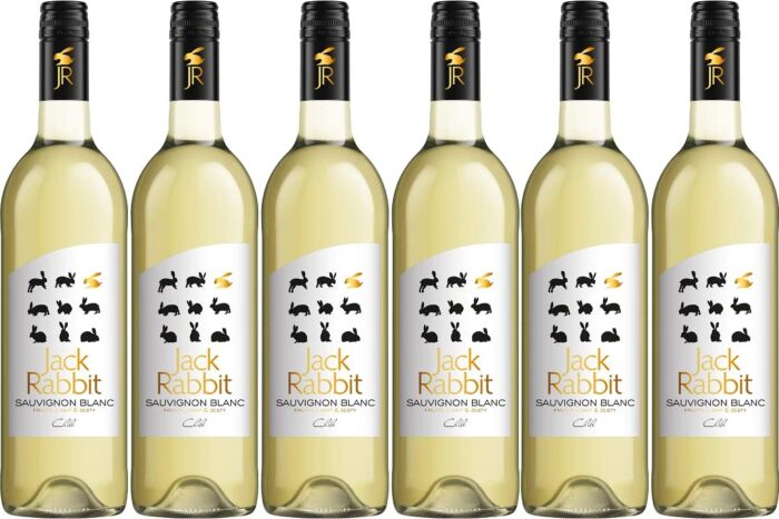 Jack Rabbit Sauvignon Blanc Chilean White Wine (6 x 75cl Bottles)