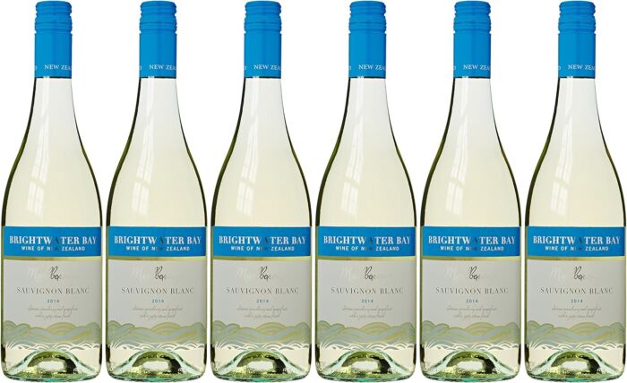 Brightwater Bay Sauvignon Blanc White Wine 6 x 75cl