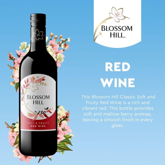 Blossom Hill Red Wine 75cl (Case of 6)