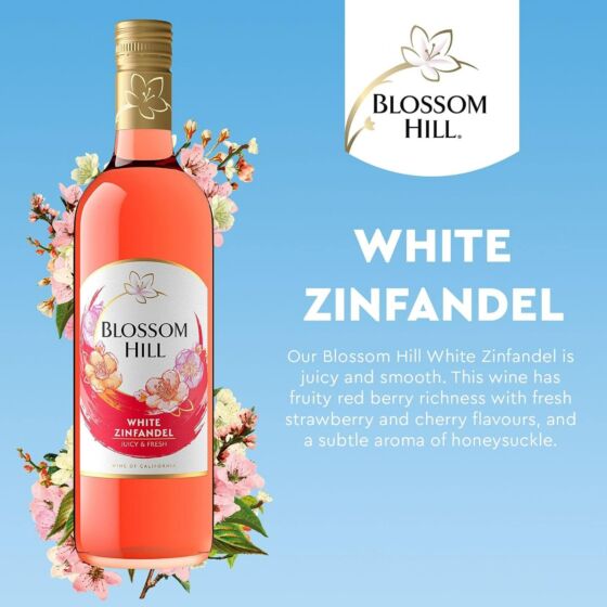 Blossom Hill White Zinfandel 75 cl (Case of 6)